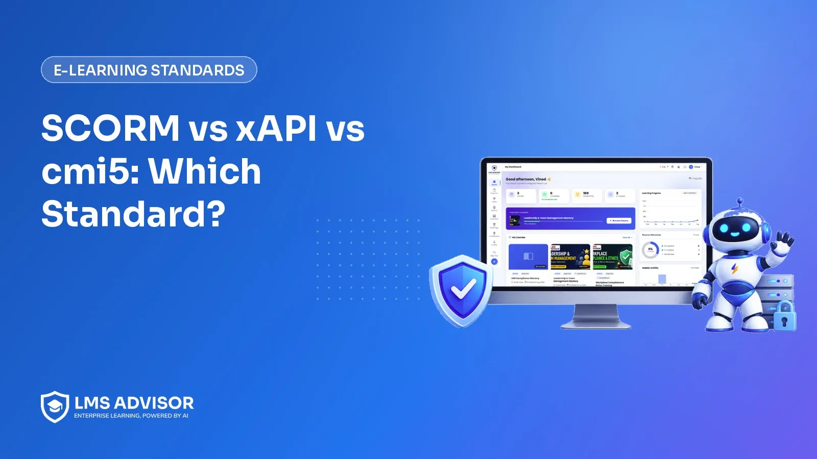 SCORM vs xAPI vs cmi5 comparison cover image